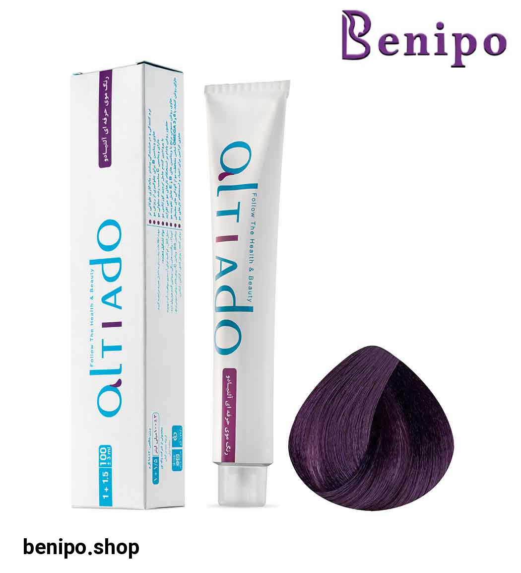 رنگ مو شماره 5.20 رنگ شرابی متوسط حجم 100میل