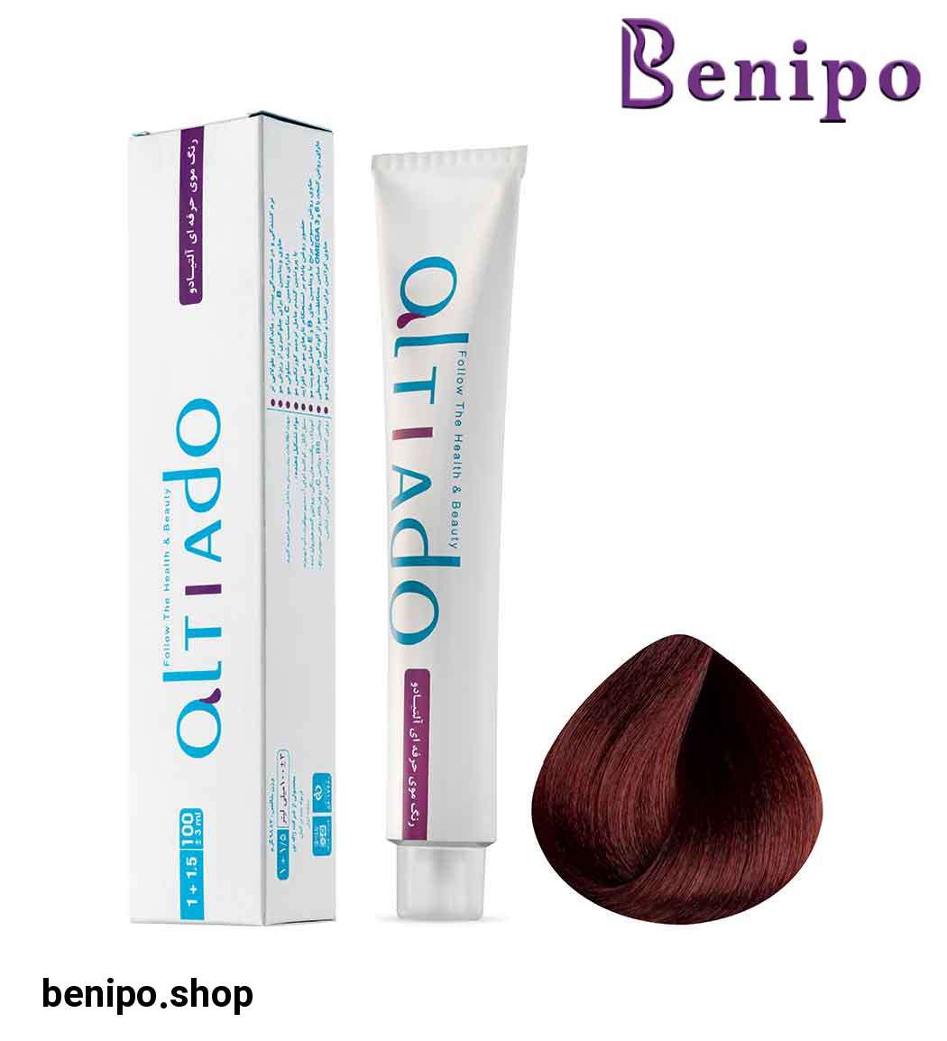 رنگ مو شماره 5.4 رنگ قهوه ای مسی روشن حجم 100میل