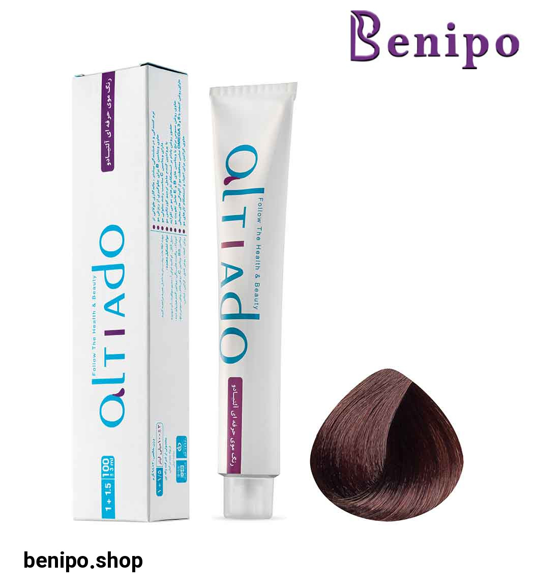 رنگ مو شماره 5.5 رنگ قهوه ای طلایی روشن حجم 100میل