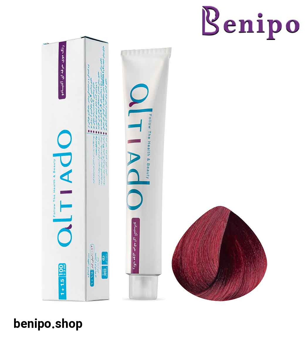 رنگ مو شماره 5.6 رنگ قهوه ای قرمز روشن حجم 100میل