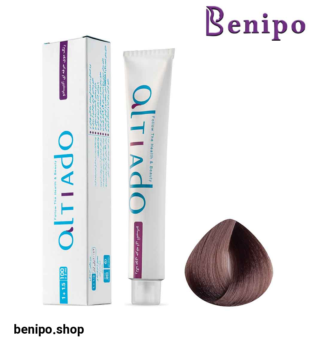 رنگ مو شماره 6.1 رنگ بلوند دودی تیره حجم 100میل