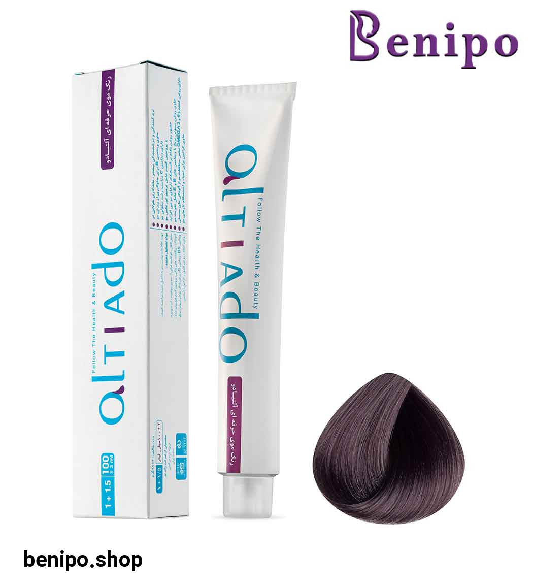 رنگ مو شماره 6.11 رنگ بلوند دودی تیره قوی حجم 100میل