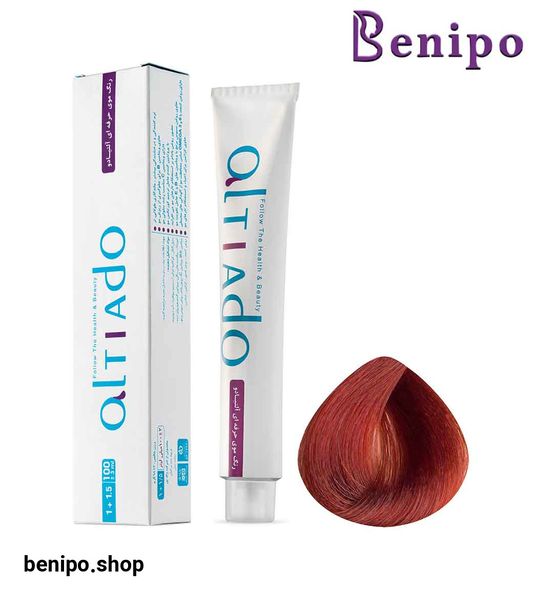 رنگ مو شماره 6.4 رنگ بلوند مسی تیره حجم 100میل