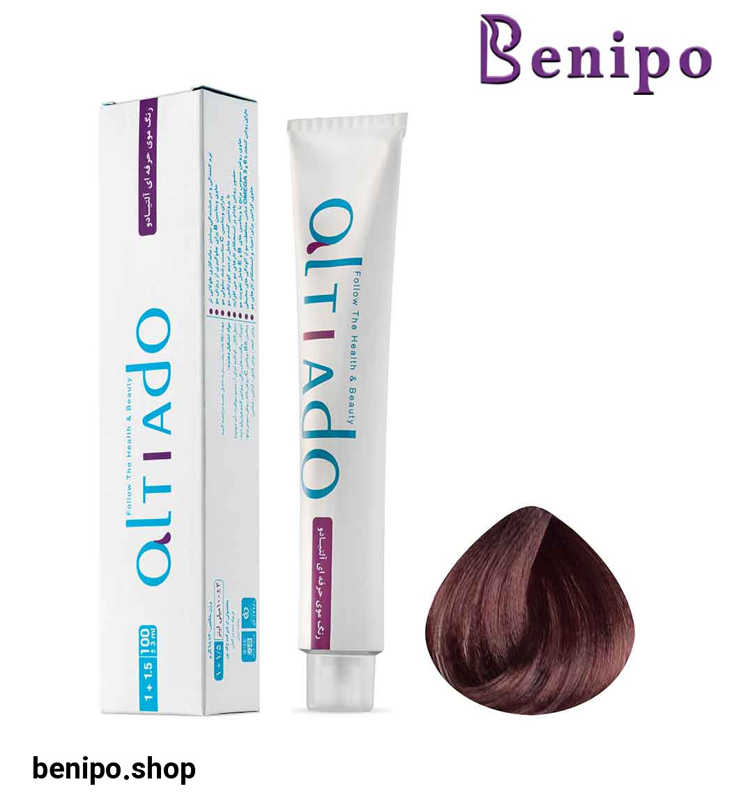 رنگ مو شماره 6.5 رنگ بلوند طلایی تیره حجم 100میل