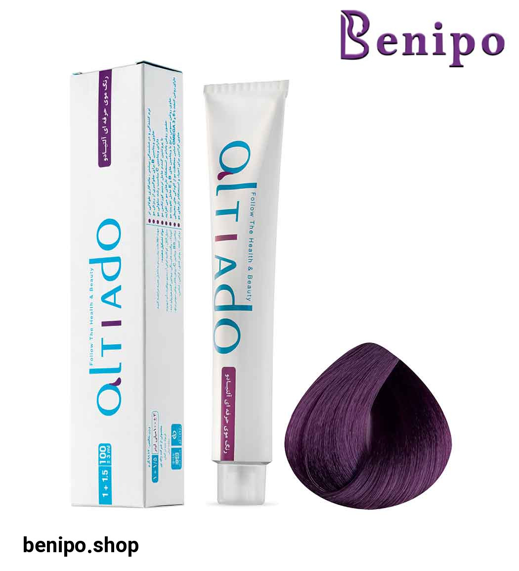 رنگ مو شماره 7.20 رنگ شرابی خیلی روشن حجم 100میل