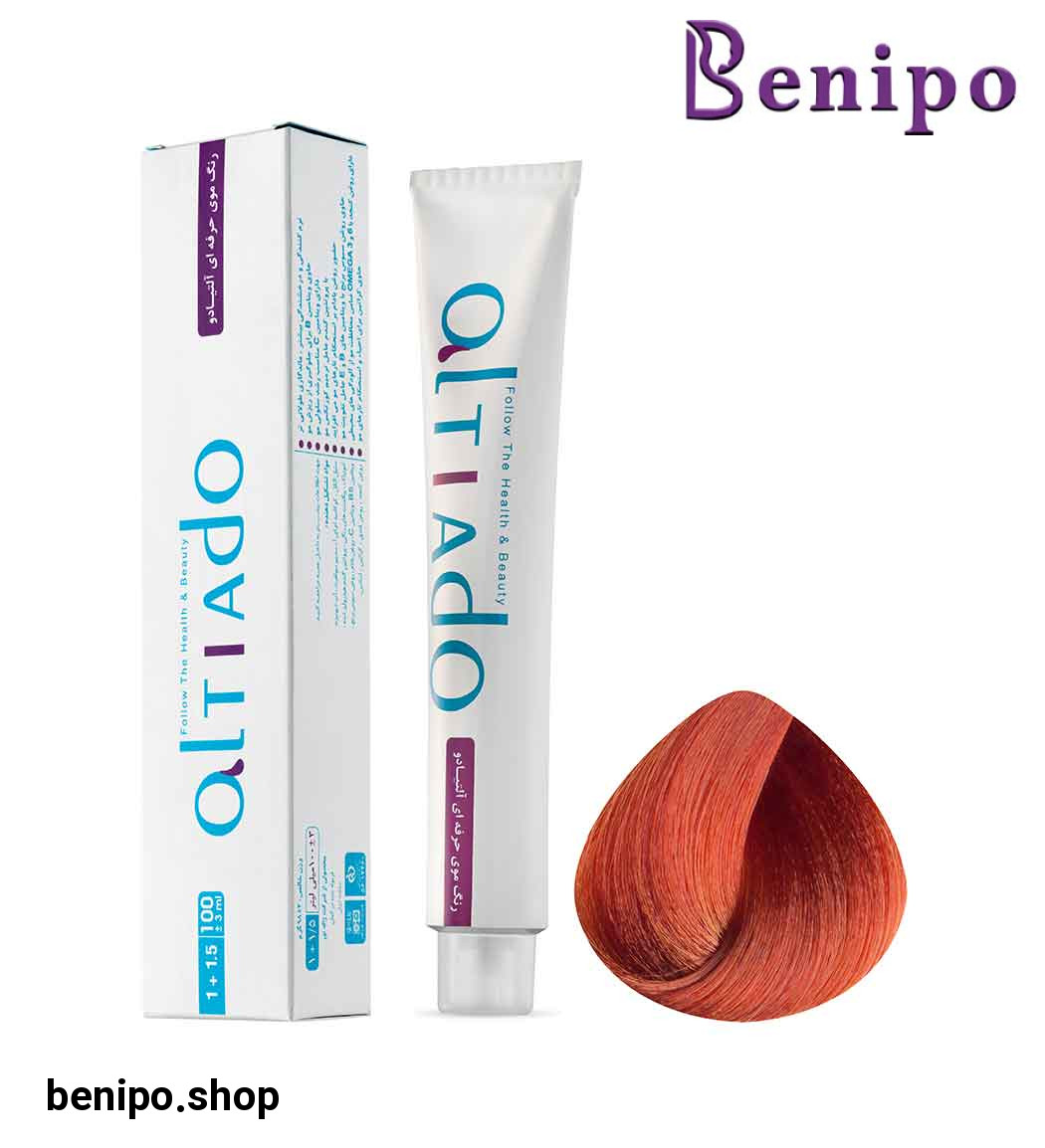 رنگ مو شماره 7.4 رنگ بلوند مسی متوسط حجم 100میل