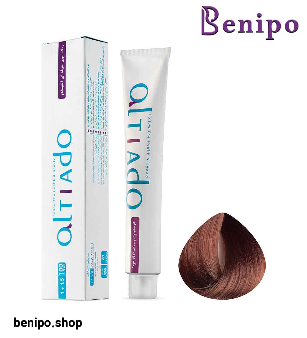 رنگ مو شماره 7.5 رنگ بلوند طلایی متوسط حجم 100میل