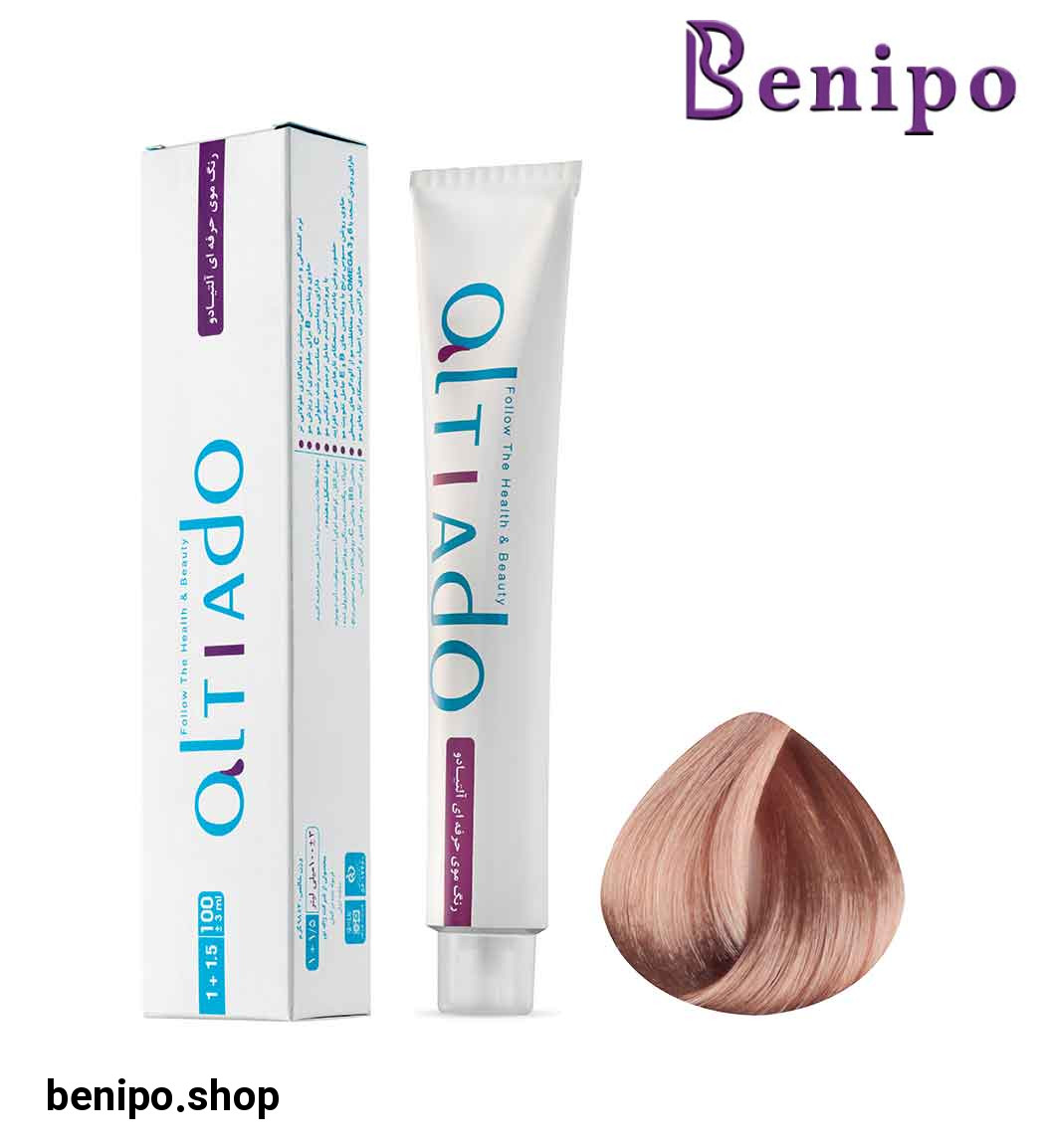 رنگ مو شماره 7.77 رنگ بلوند نسکافه ای متوسط حجم 100میل