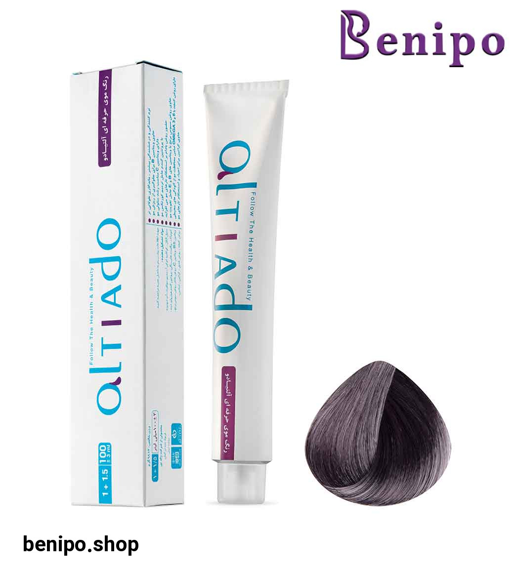 رنگ مو شماره 8.11 رنگ بلوند دودی قوی حجم 100میل