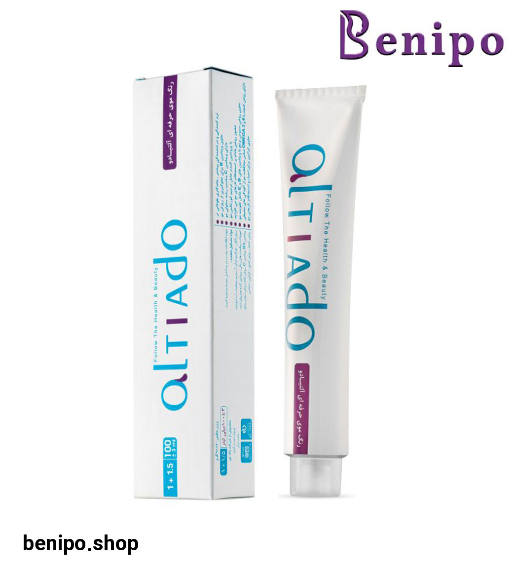 رنگ مو شماره 8.33 رنگ بلوند زیتونی قوی حجم 100میل