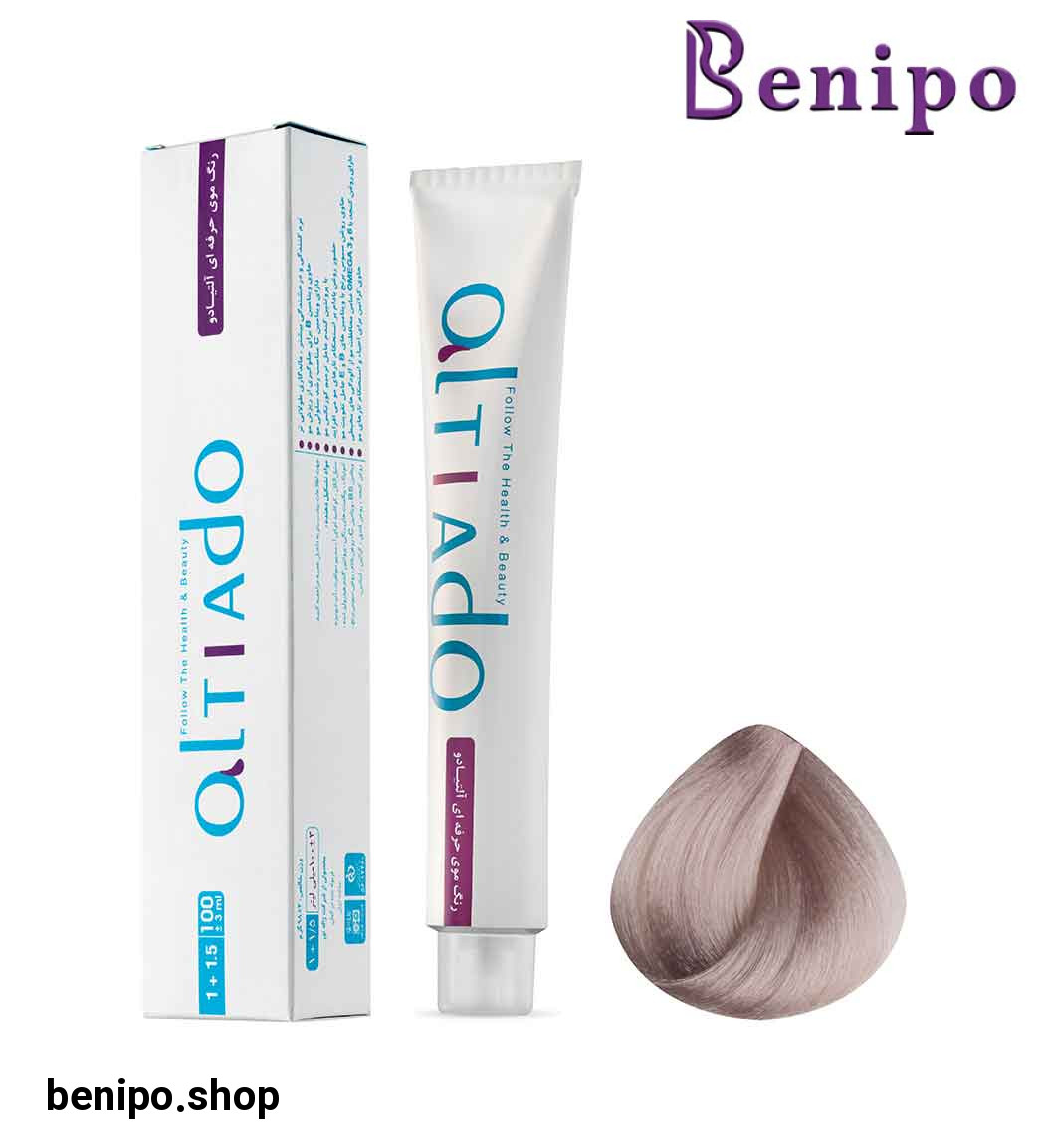 رنگ مو شماره 9.1 رنگ بلوند دودی روشن حجم 100میل