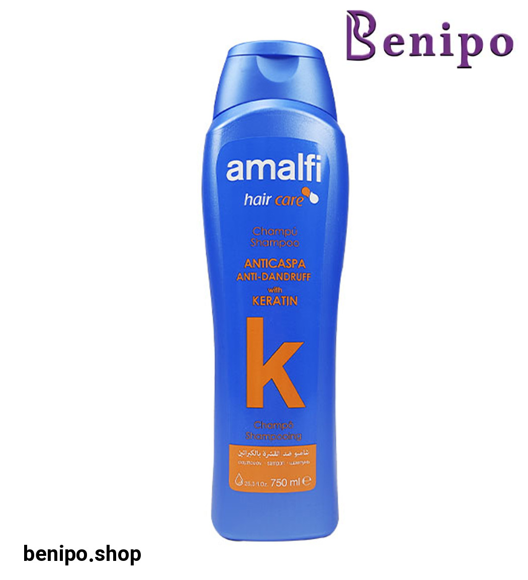 شامپو ضد شوره کراتینه آبی 750 میل