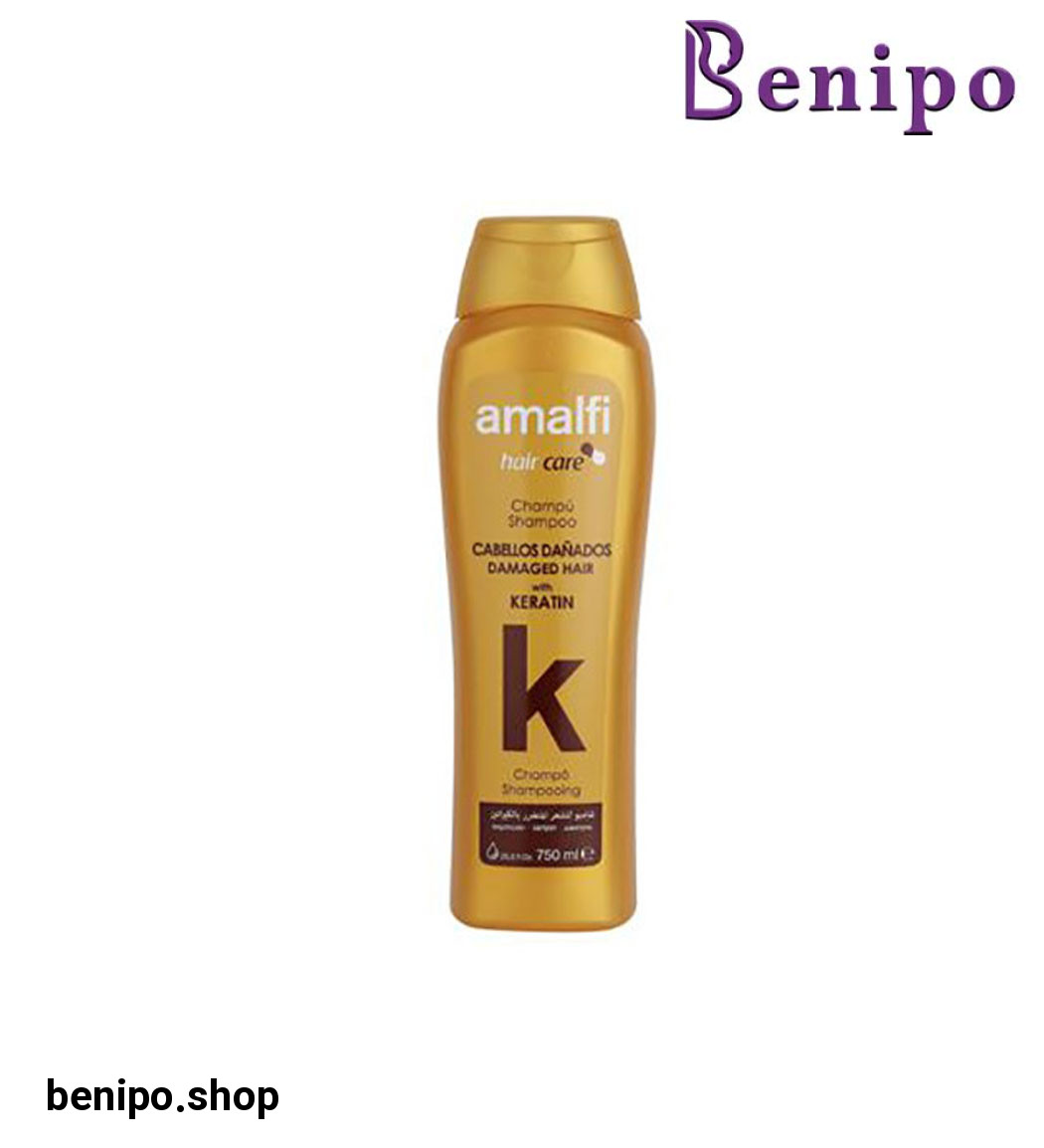 شامپو کراتینه مو های آسیب دیده طلایی 750 میل