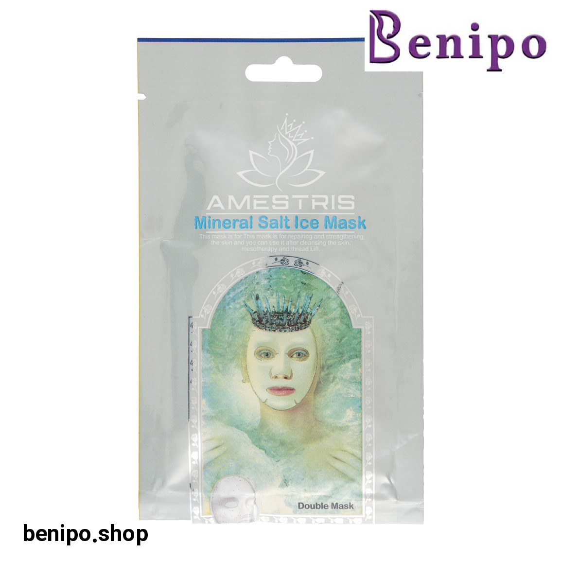 ماسک ورقه ای مدل Mineral ​​Salt مناسب انواع پوست