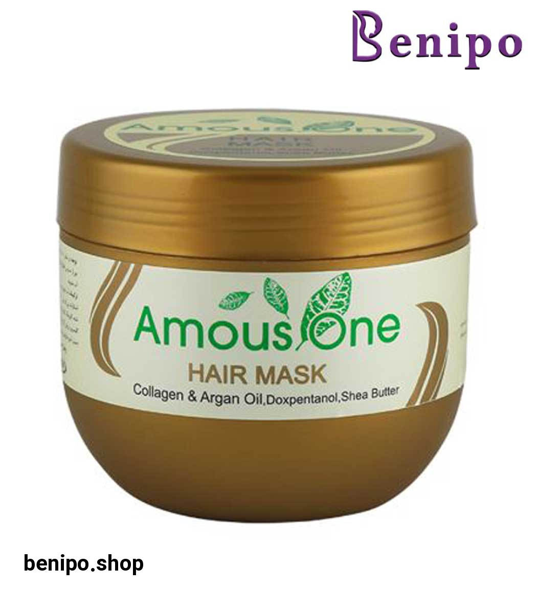 ماسک مو داخل حمام حاوی کلاژن و روغن آرگان حجم 450 میل