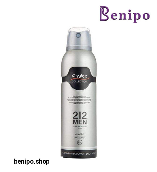 اسپری بدن ضدتعریق مردانه 212Men حجم 200میل