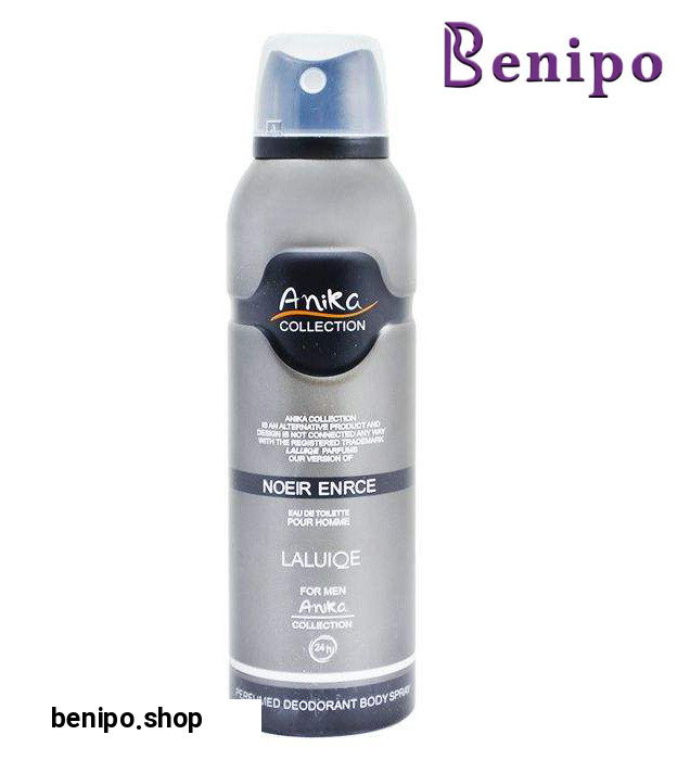 اسپری بدن ضدتعریق مردانه Encre Noire Lalique حجم 200میل