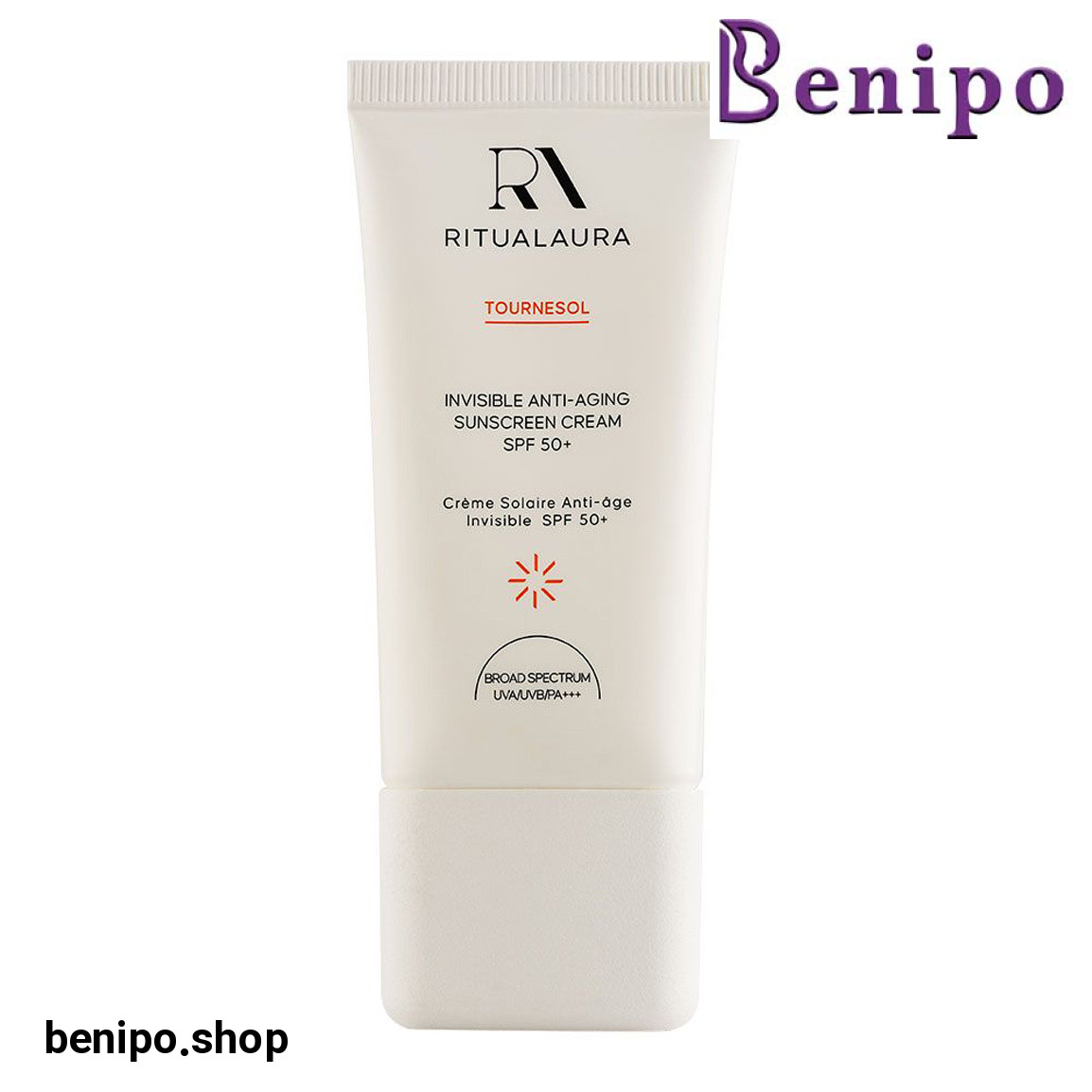 کرم ضدآفتاب و ضد پیری با SPF 50 حجم 50 میلی لیتر