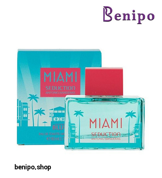 ادو تویلت زنانه مدل Miami Seduction Blue حجم 80 میل