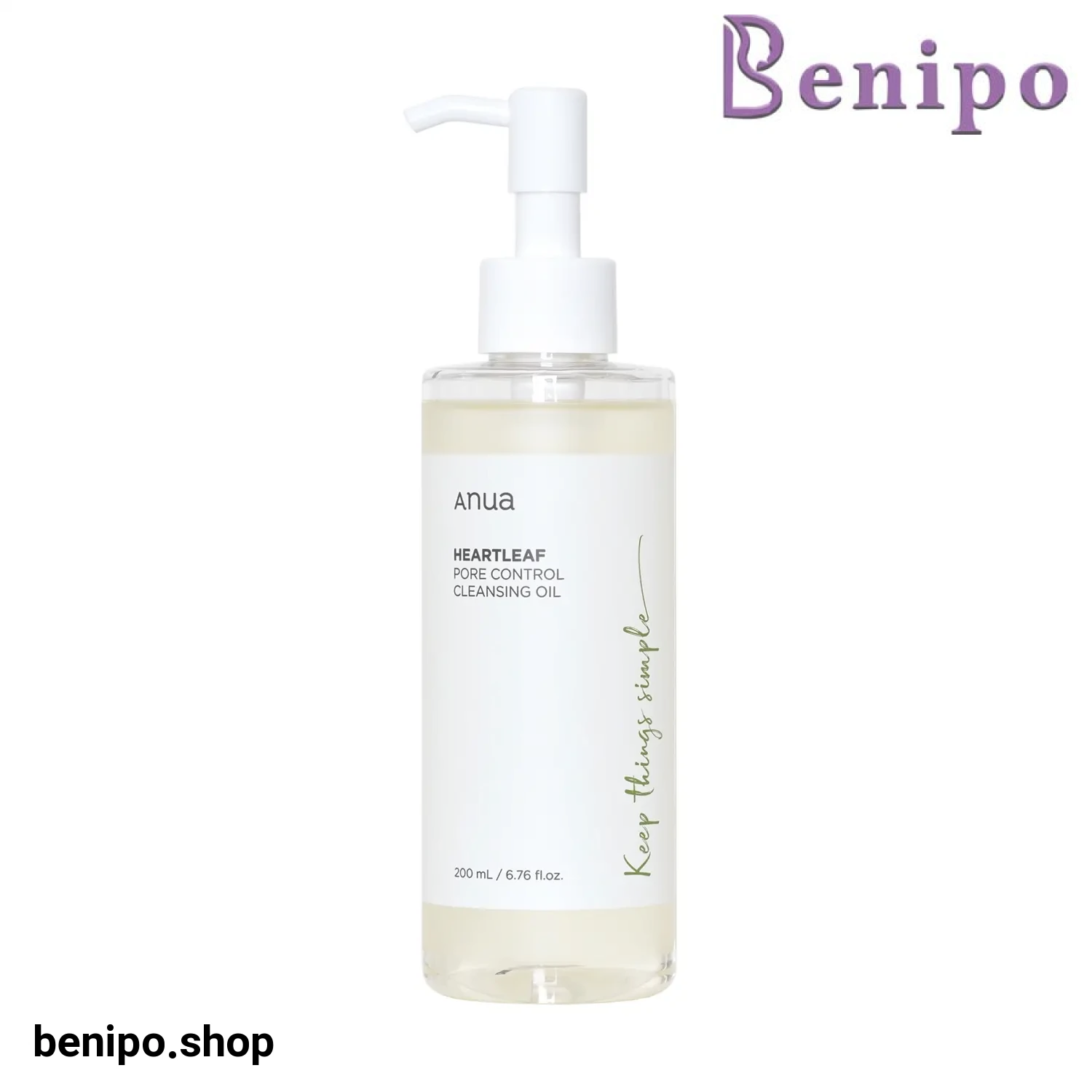 روغن پاک کننده و کنترل منافذ Heartleaf آنوا