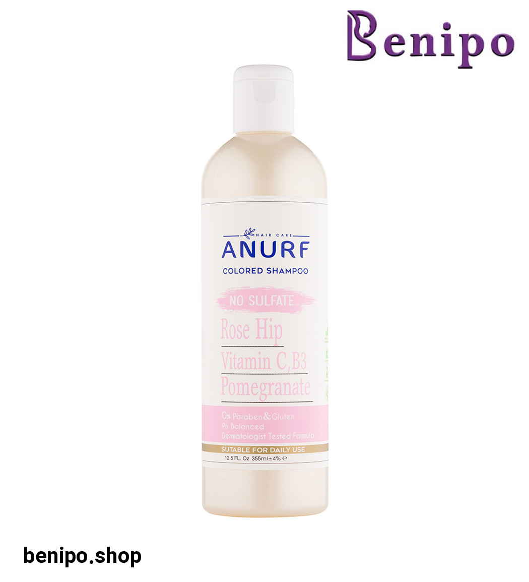 شامپو فری سولفات مناسب موهای رنگ شده حاوی عصاره انار 355میل