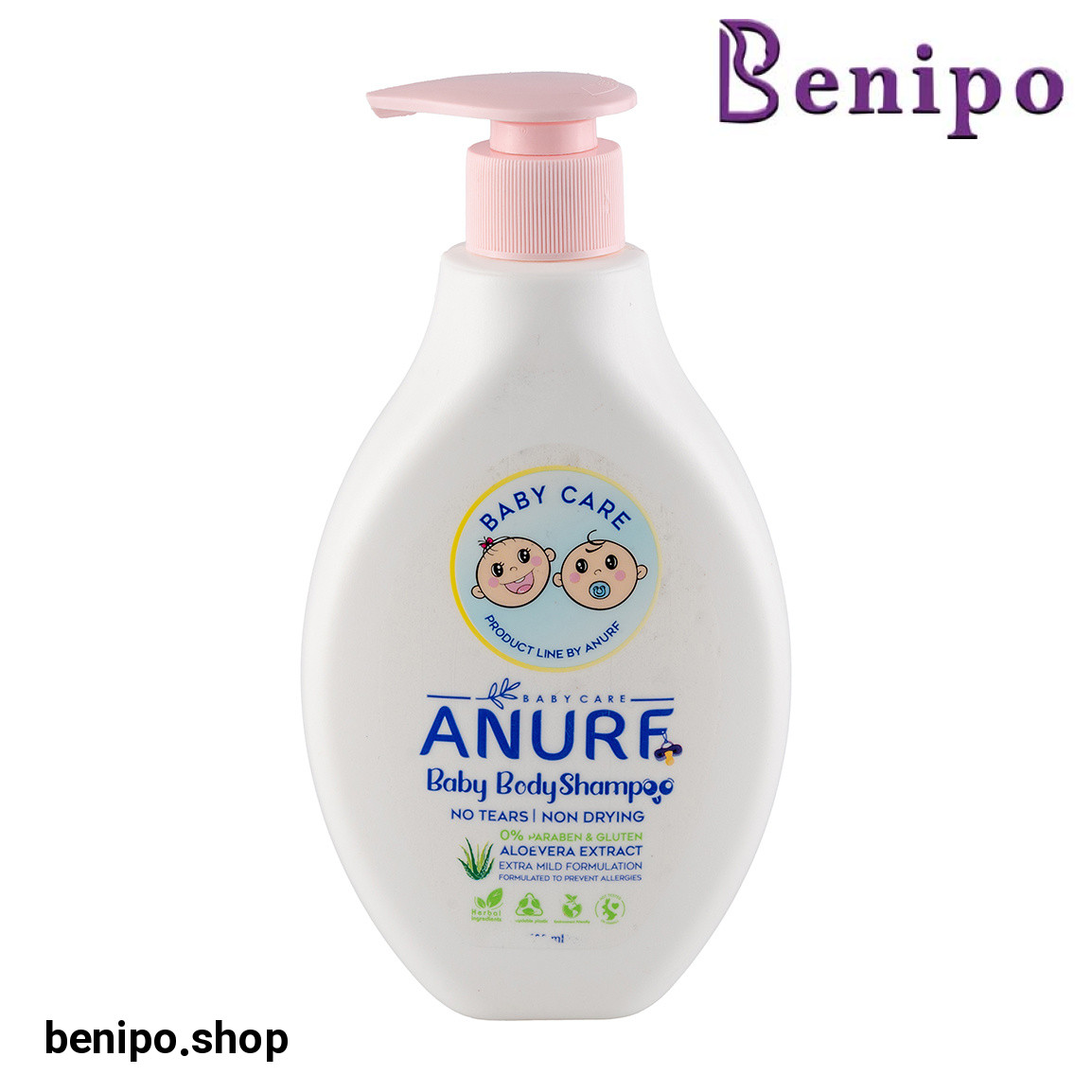 شامپو بدن کودک مدل صورتی حجم 400 میلی لیتر