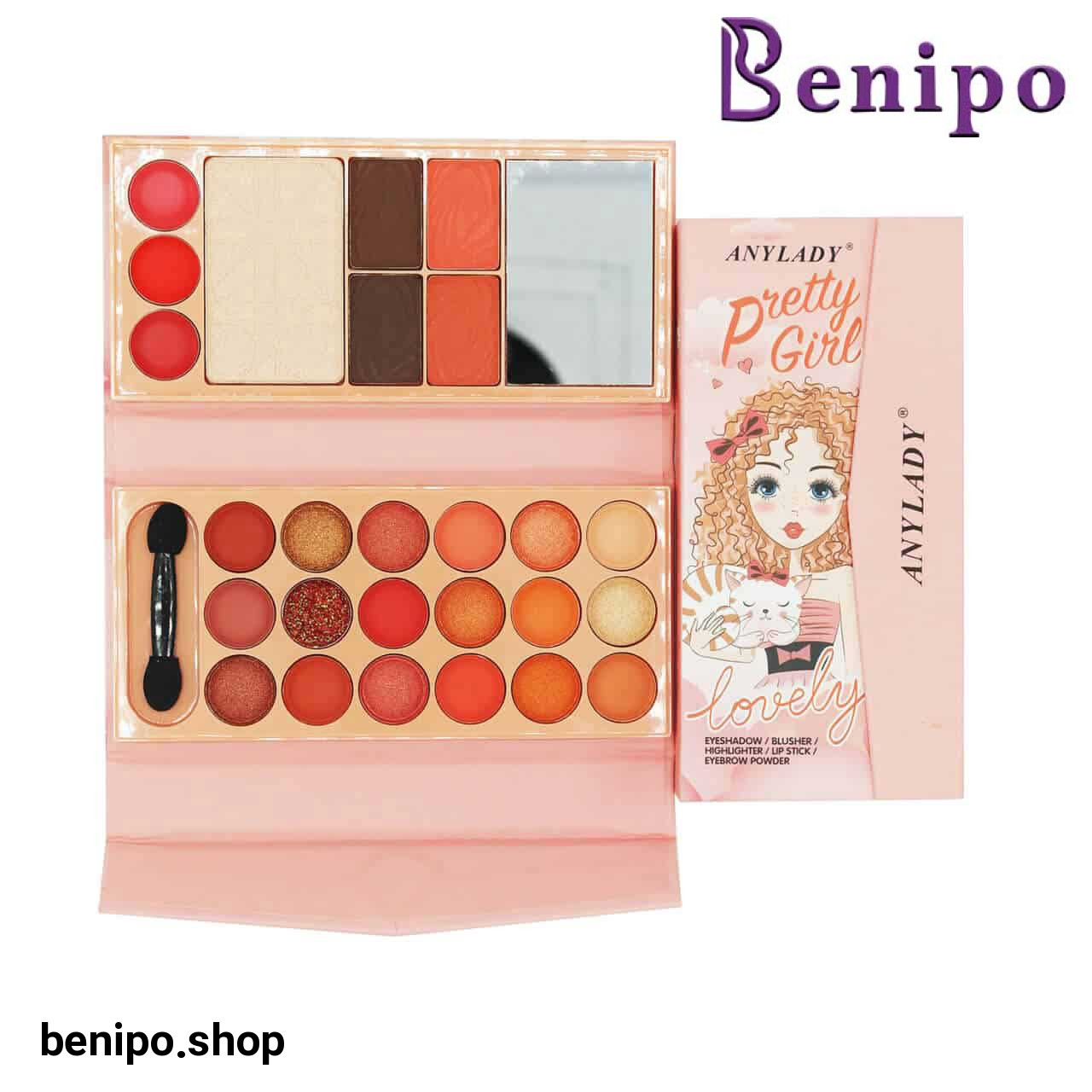 پالت سایه مدل Pretty Girl ارسال طرح جلد رندوم