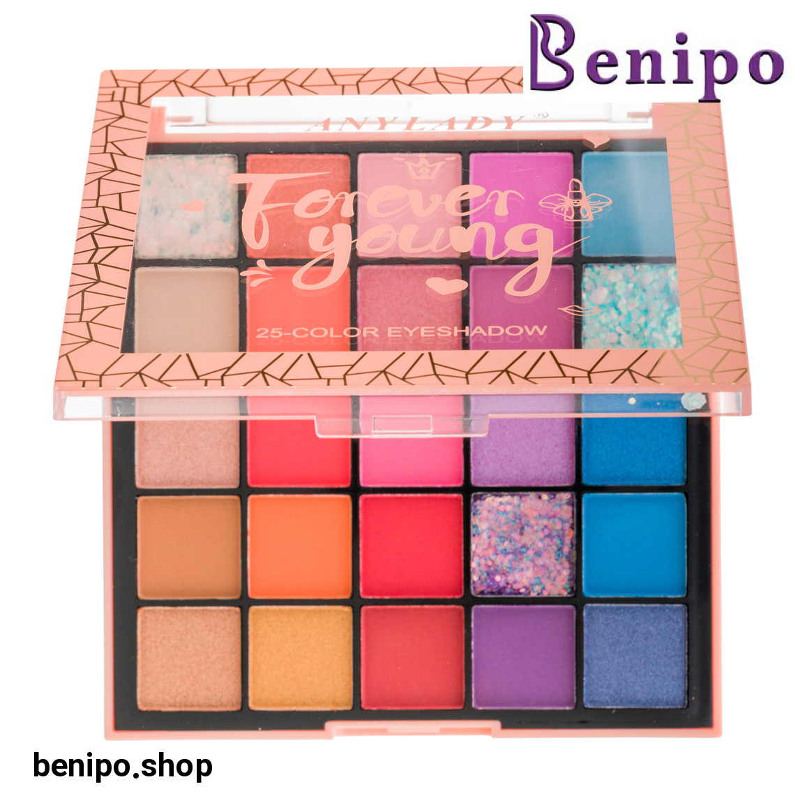 پالت سایه چشم 25 رنگ مدل 02 Forever Young