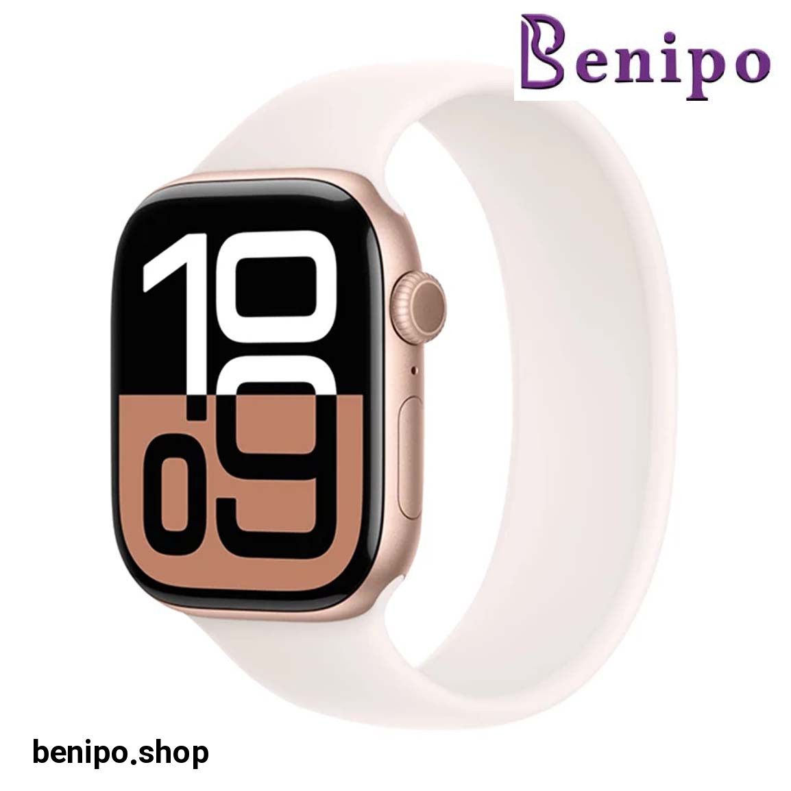 اپل واچ سری 10 سایز 42 میلی متری با بند سیلیکونی