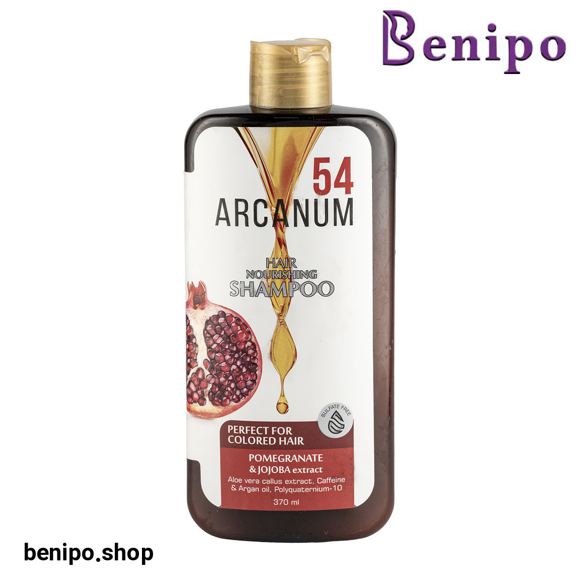 شامپو حاوی عصاره انار و جوجوبا مناسب مو رنگ شده حجم 370 میلی لیتر