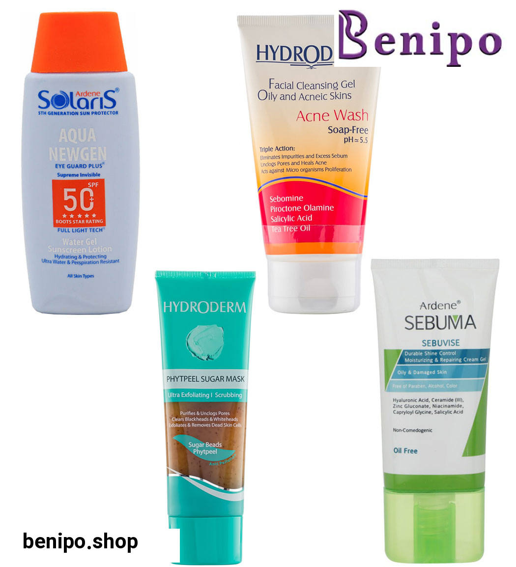 پک مراقبت پوست چرب و مختلط