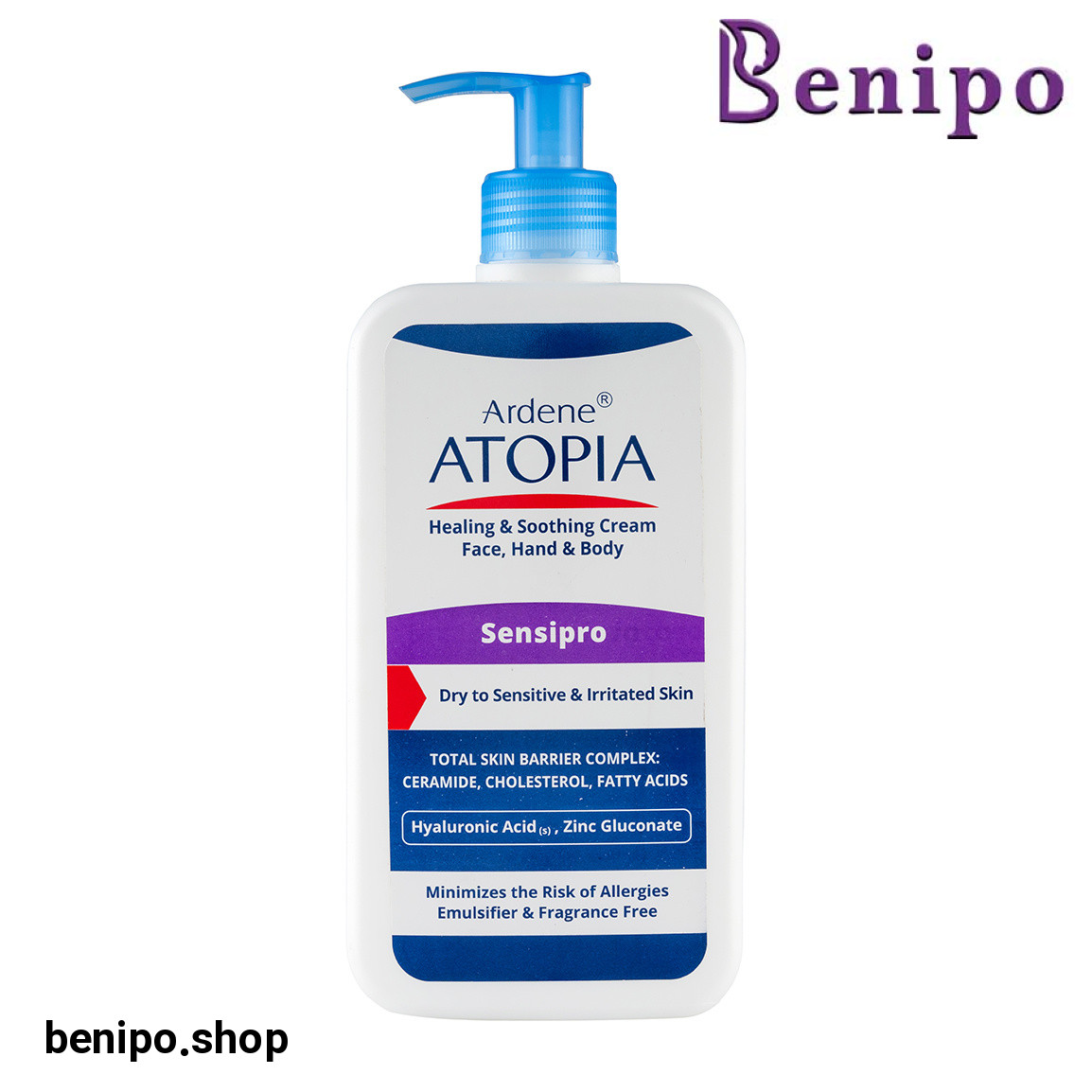 کرم مرطوب کننده دست، صورت و بدن مدل Sensipro  اتوپیا