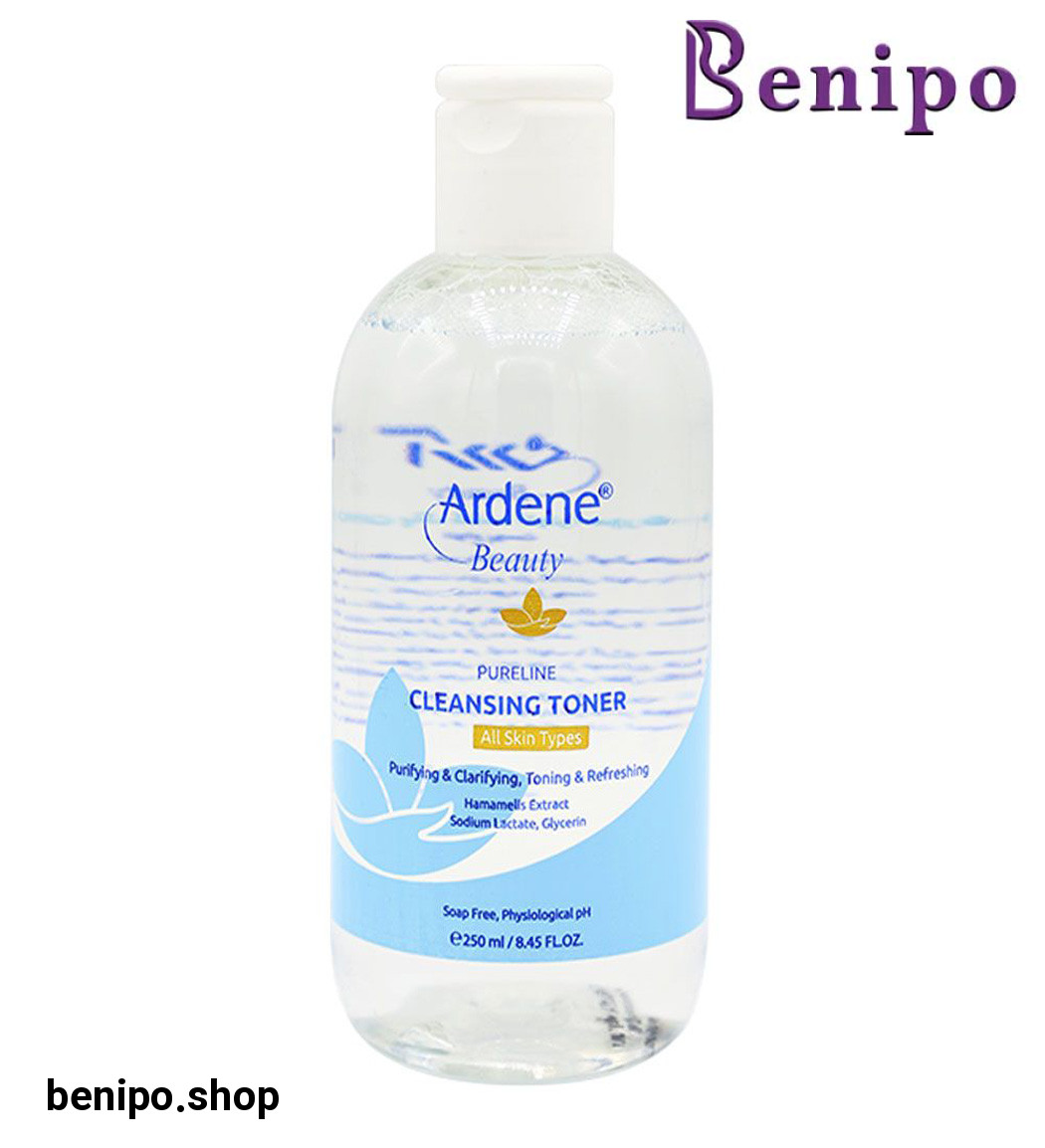 تونر پاک کننده صورت پیورلاین آردن بیوتی