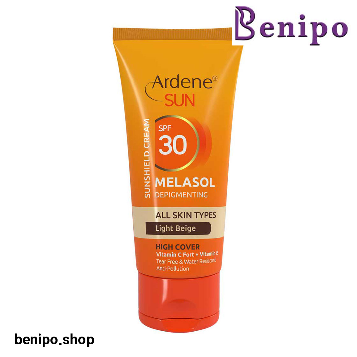 ضد آفتاب رنگی ضدلک اس پی اف 30 ملاسل آردن سان مناسب انواع پوست