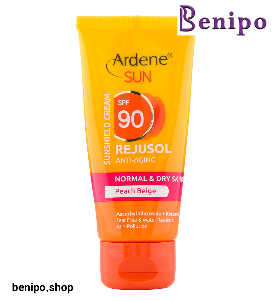 ضد آفتاب رنگی ضد چروک اس پی اف 90 رجوسل آردن سان مناسب پوست معمولی و حساس