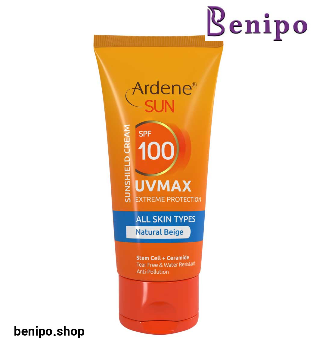 ضد آفتاب رنگی  اس پی اف 100 یو وی مکس آردن سان مناسب انواع پوست