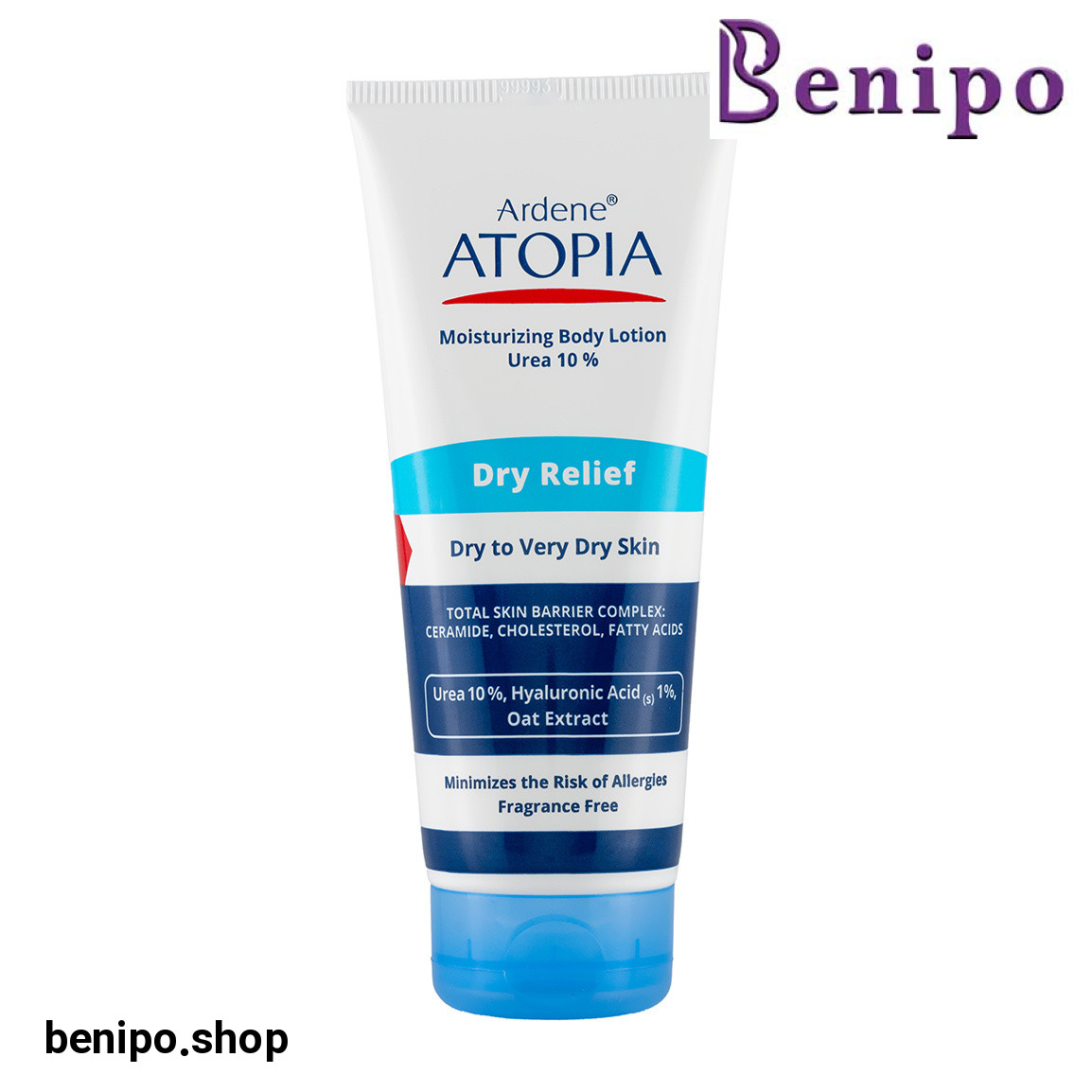 لوسیون مرطوب کننده قوی بدن مدل Dry Relief حاوی اوره 10درصد حجم 200 میلی لیتر