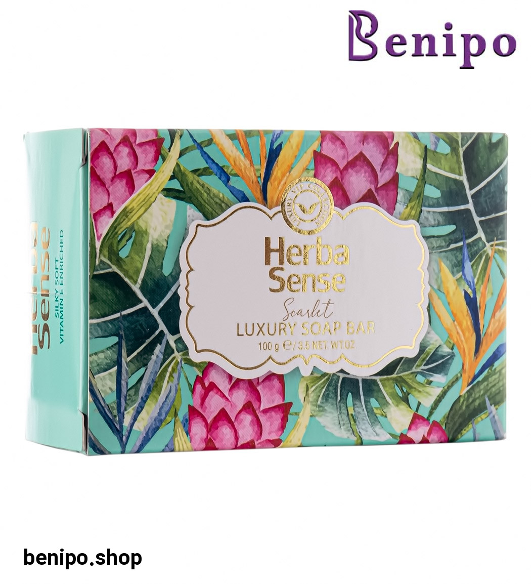 صابون سبز Scarlet با رایحه چای سبز هرباسنس