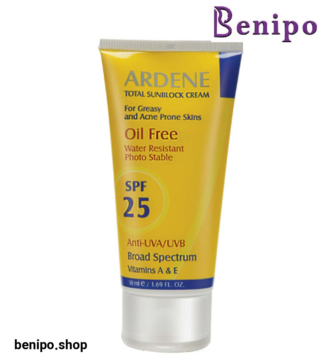 کرم ضد آفتاب فاقد چربی اس پی اف 25