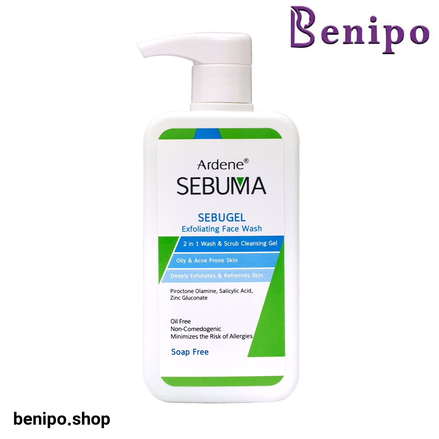 ژل شوینده اسکرابی پوست چرب آردن سبوما