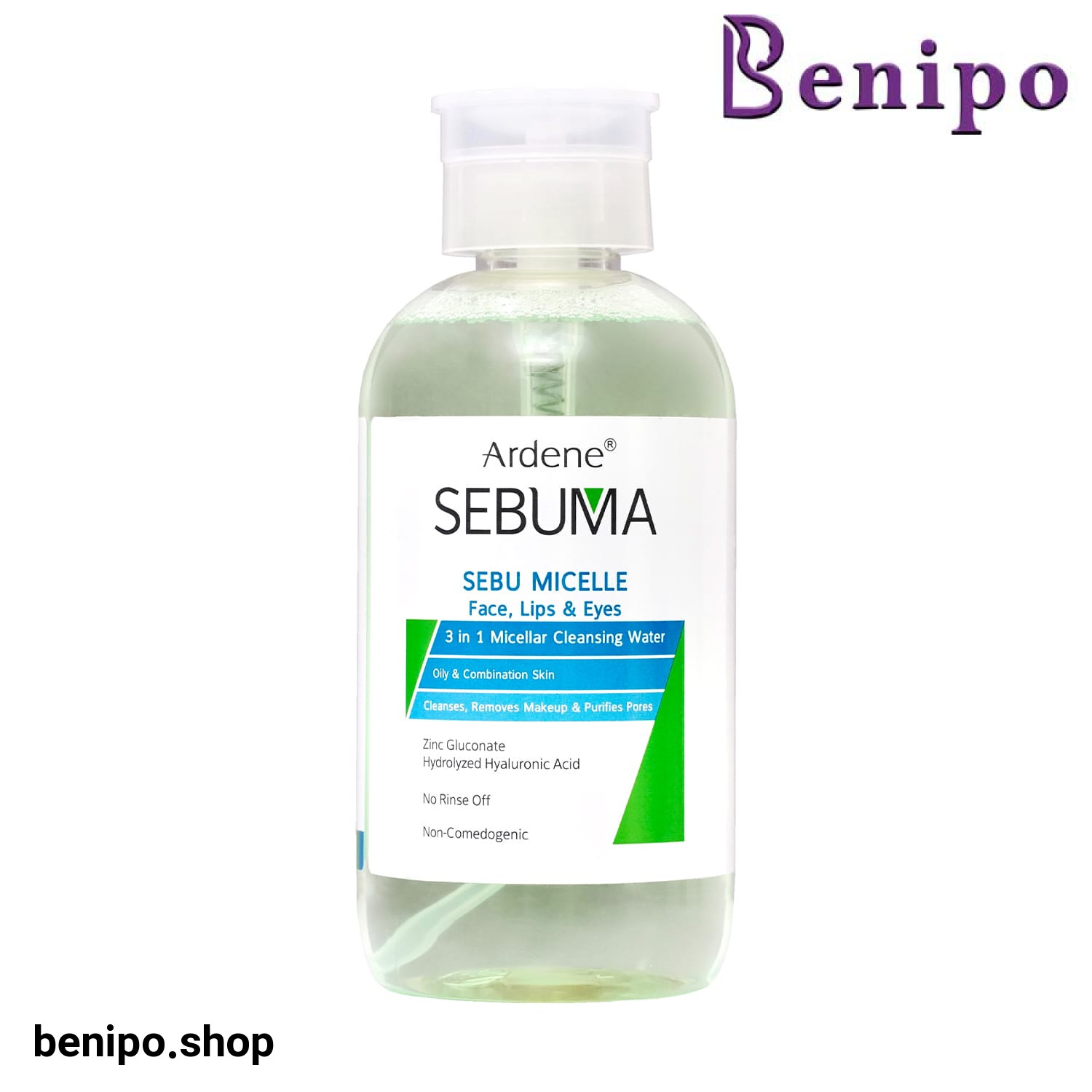 میسلار واتر 3 در 1 پوست چرب آردن سبوما