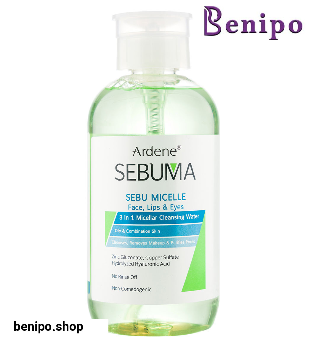 میسلار 3 در 1 چشم، لب و صورت مناسب پوست های چرب و دارای آکنه 500میل