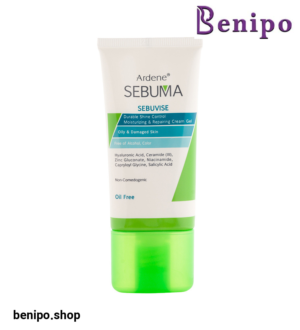 کرم ژل مرطوب کننده و بازسازی کننده سبوما مناسب پوست چرب و آسیب دیده 40میل