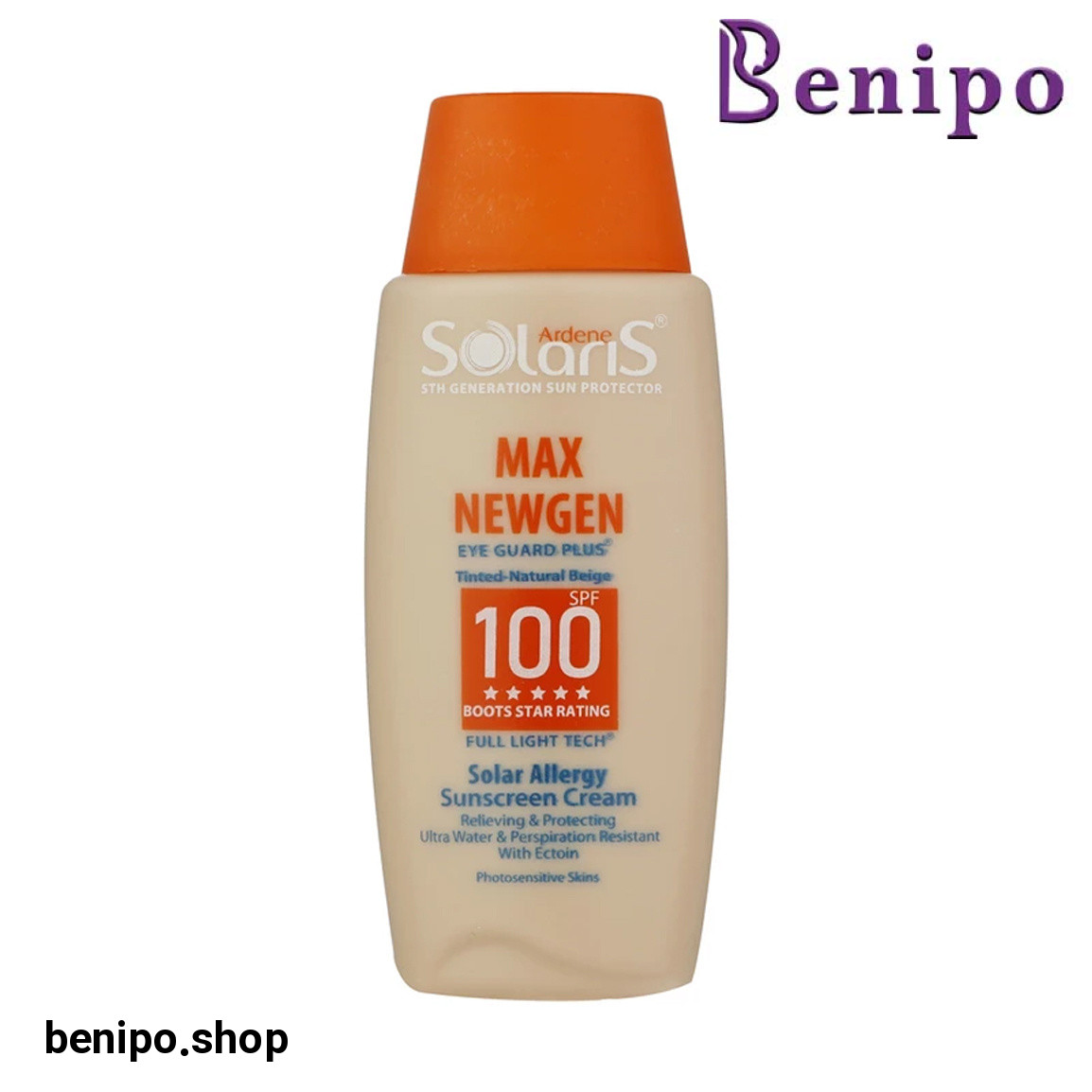 کرم ضد آفتاب سولار آلرژی SPF100 مدل مکس نیوژن 100 میلی لیتر