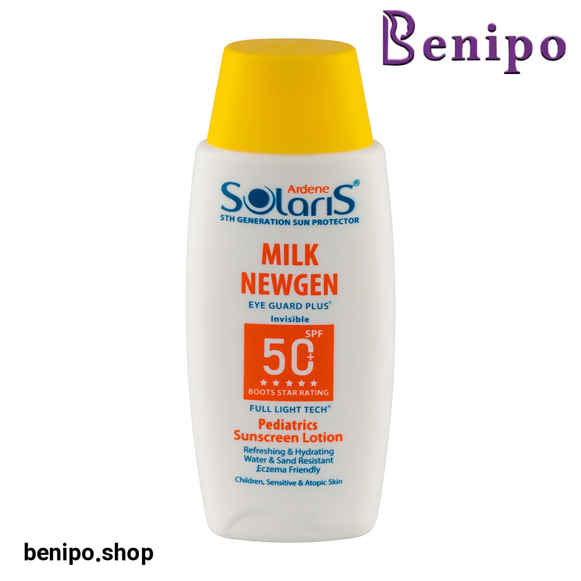 لوسیون ضد آفتاب کودک +SPF50 مدل میلک نیوژن 100 میلی لیتر