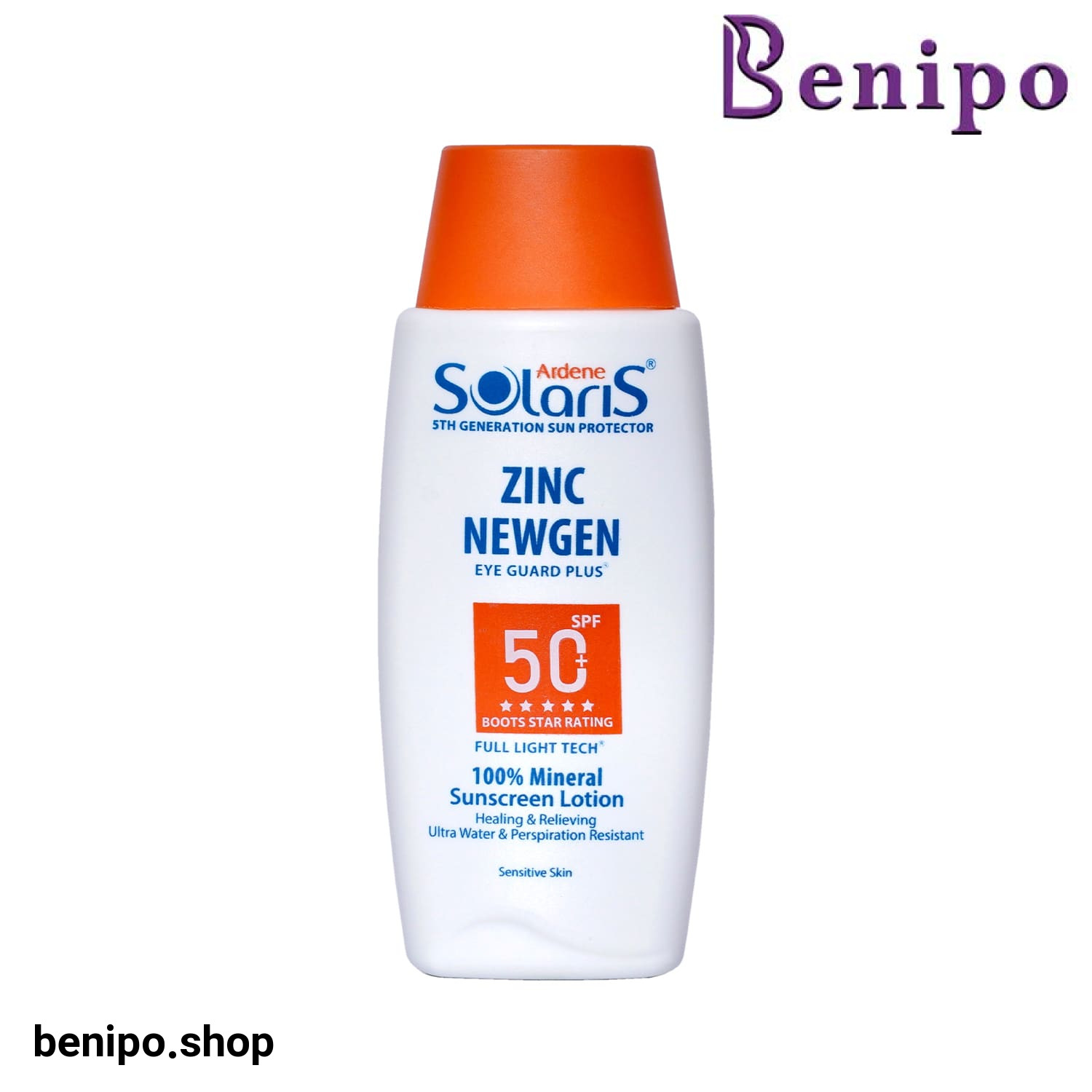 لوسیون ضد آفتاب +spf50 پوست حساس آردن سولاریس