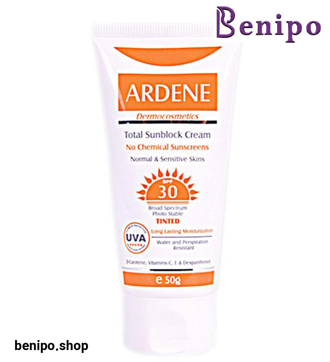 ضد آفتاب اس پی اف 30 رنگی فاقد جاذب های شیمیایی