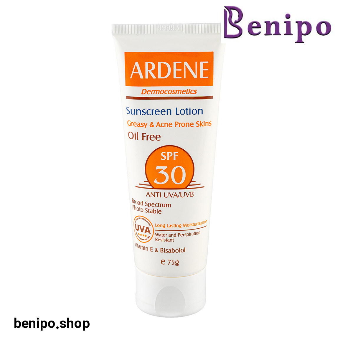 لوسیون ضد آفتاب اس پی اف 30 فاقد چربی 75 گرم