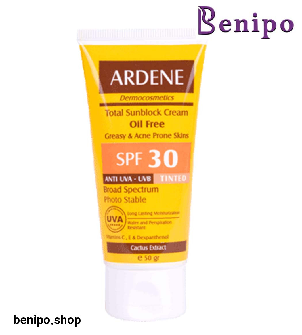 ضد آفتاب فاقد چربی اس پی اف 30 رنگی