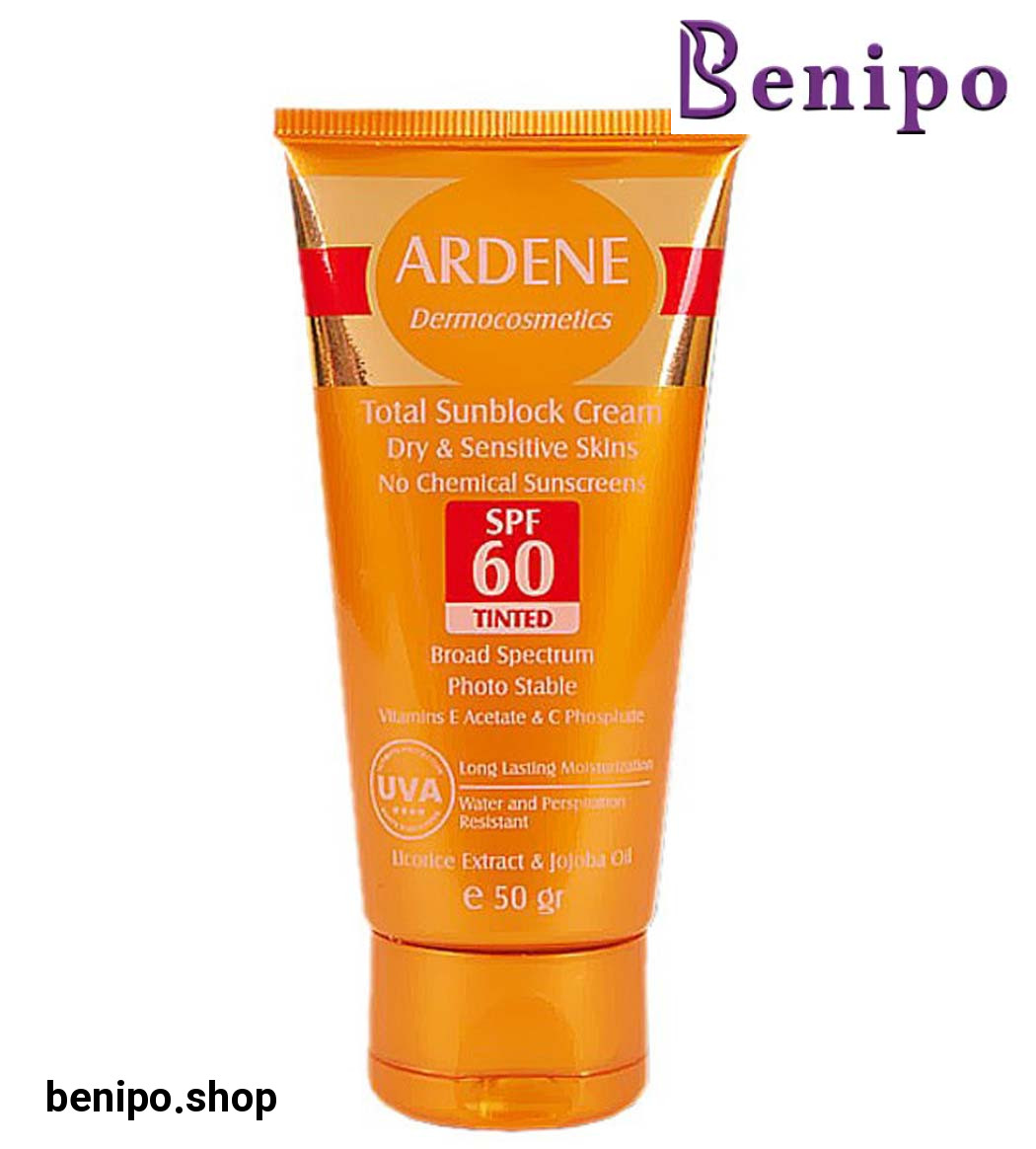 کرم ضد آفتاب  رنگی اس پی اف 60